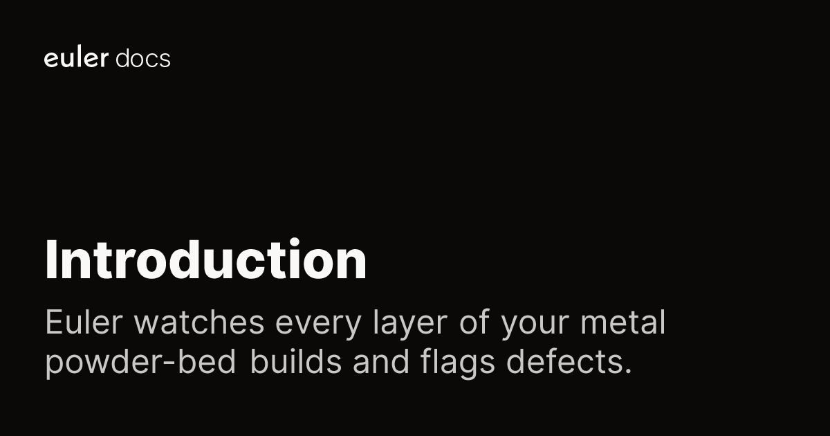 Introduction | Euler docs